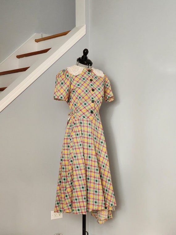 Vintage 1930s day dress - small - image 2