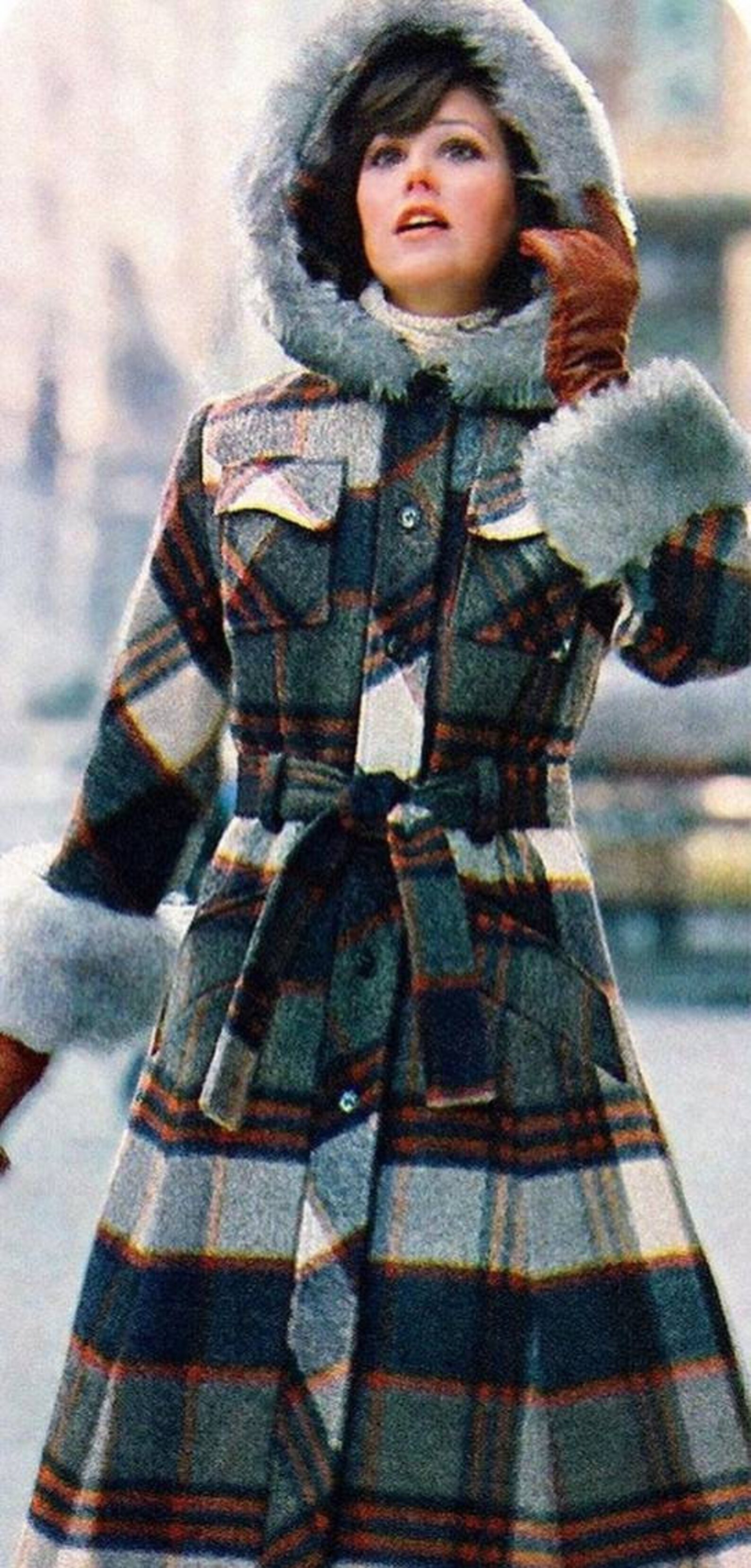 CLEARANCE Vintage 1970er Kapuzenjacke pastell lila und blau | Etsy