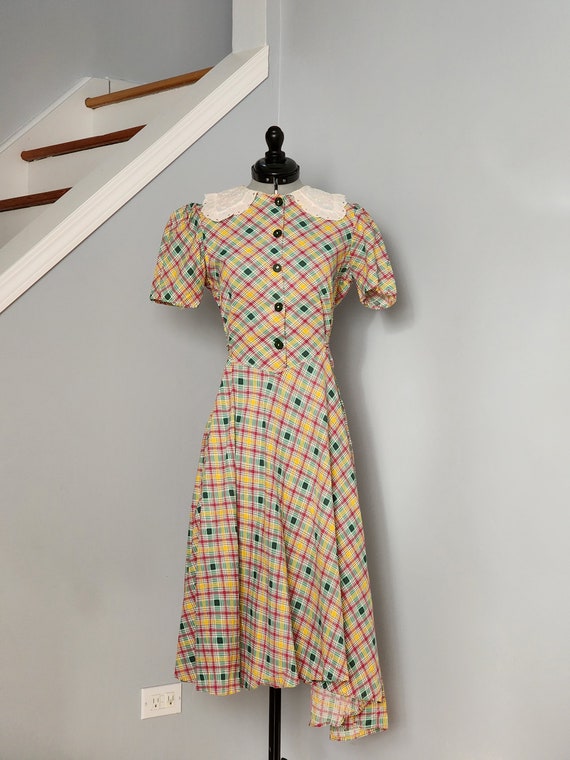 Vintage 1930s day dress - small - image 1