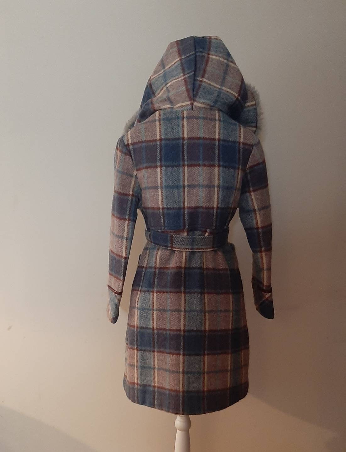 CLEARANCE Vintage 1970er Kapuzenjacke pastell lila und blau | Etsy