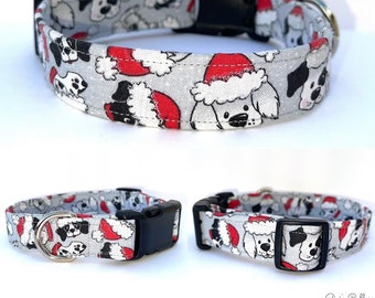 Christmas dog collar, Holiday Collar, collar, dog collar, Cute dog collar, Adjustable dog collar, Large collar, Custom collar