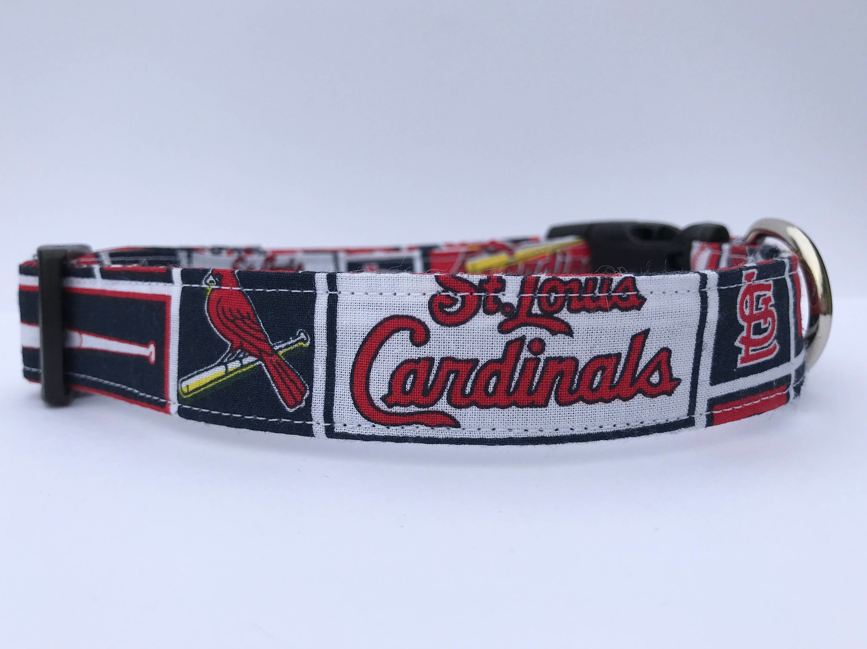 Rico Louisville Cardinals NCAA (Medium Adjustable 14-20 inch) Nylon Pet Dog  Collar