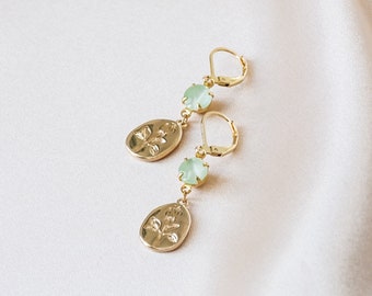 NEW - Rosie earrings - Sage green