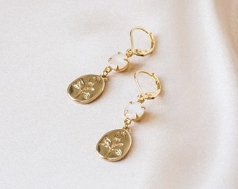 NEW - Rosie earrings - White