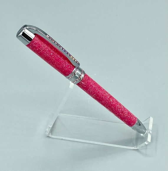 Red Princess Pen With Diamond Chips and 