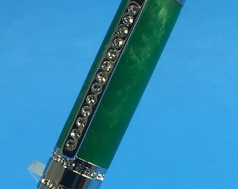 Emerald Green Princess Pen, Christmas Gift, Birthday Gift