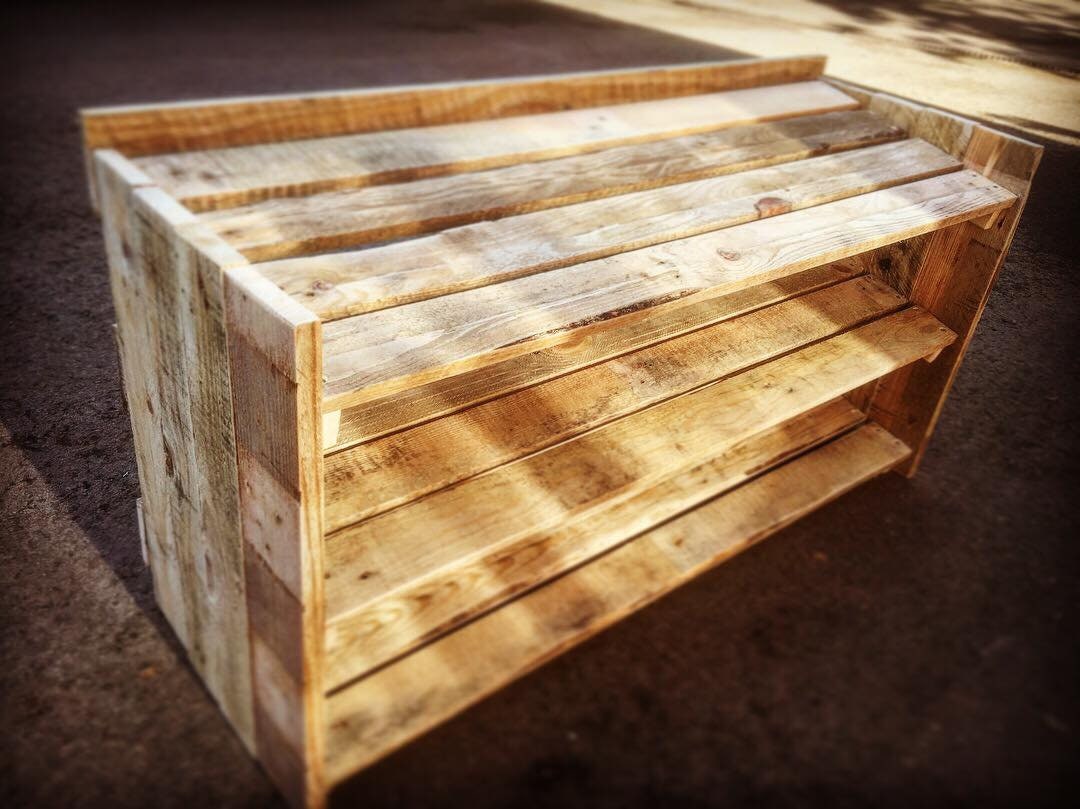 Custom Rustic Handmade Shoe Rack - Etsy UK