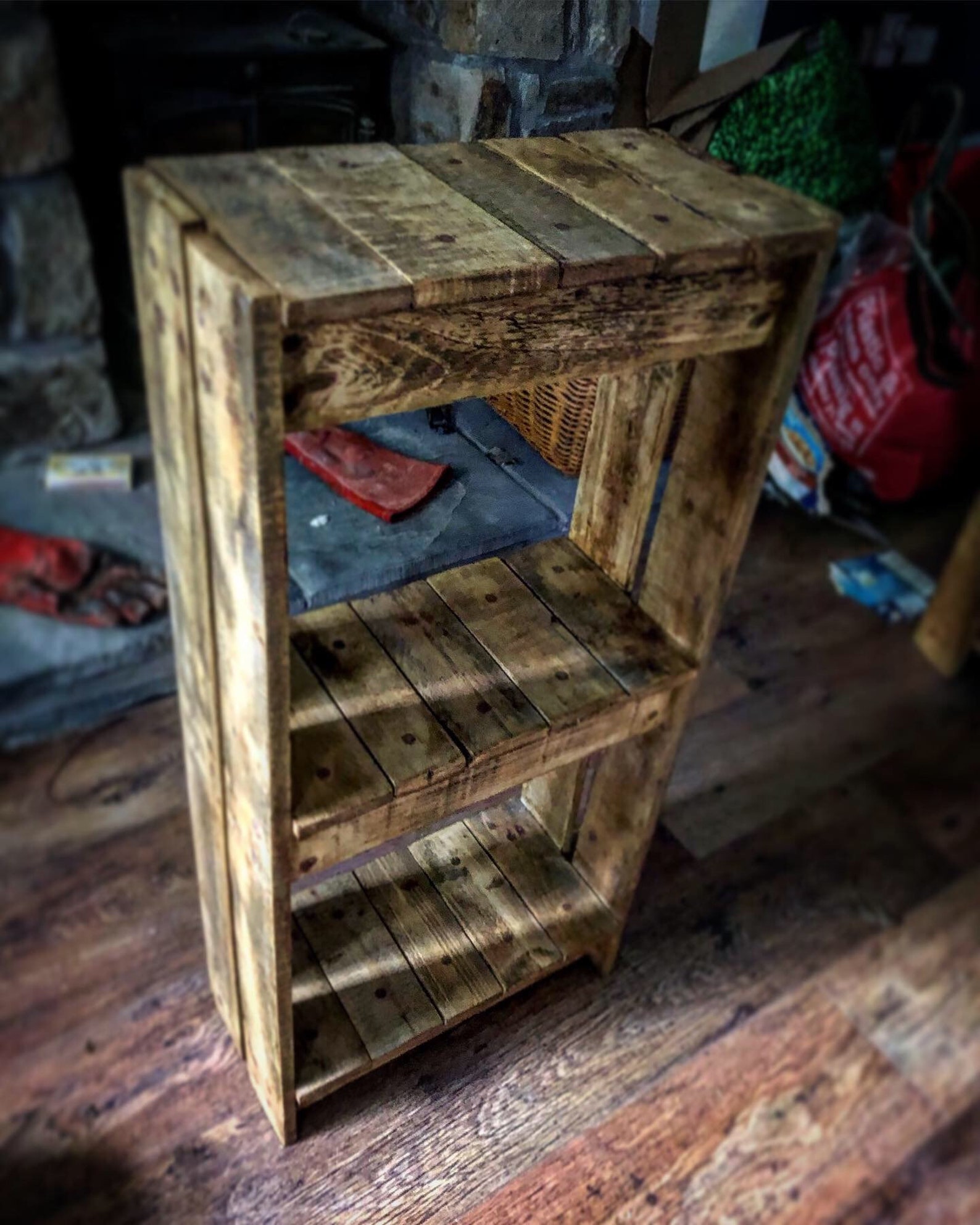 Lovely Rustic Handmade Shelving Unit - Etsy UK