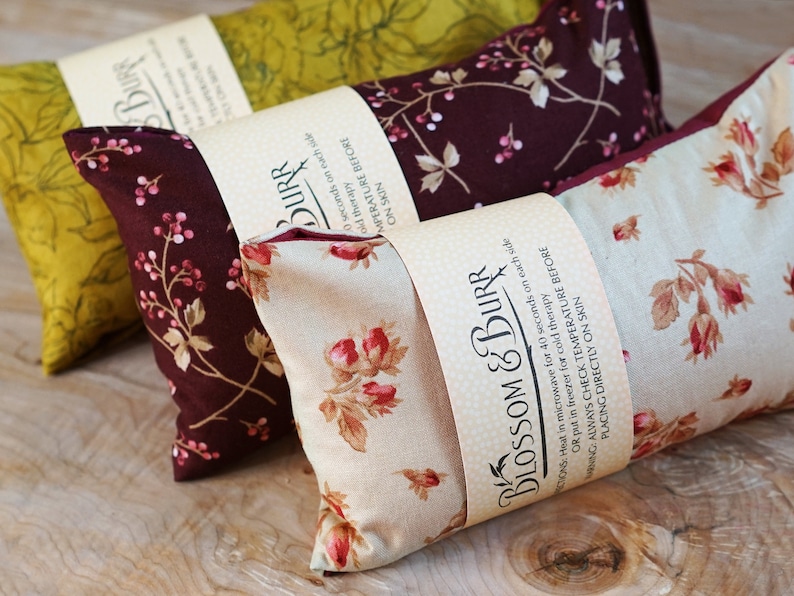 Aromatherapy Bag // Flax Seed Heat Pack // Large Heating Pad Etsy