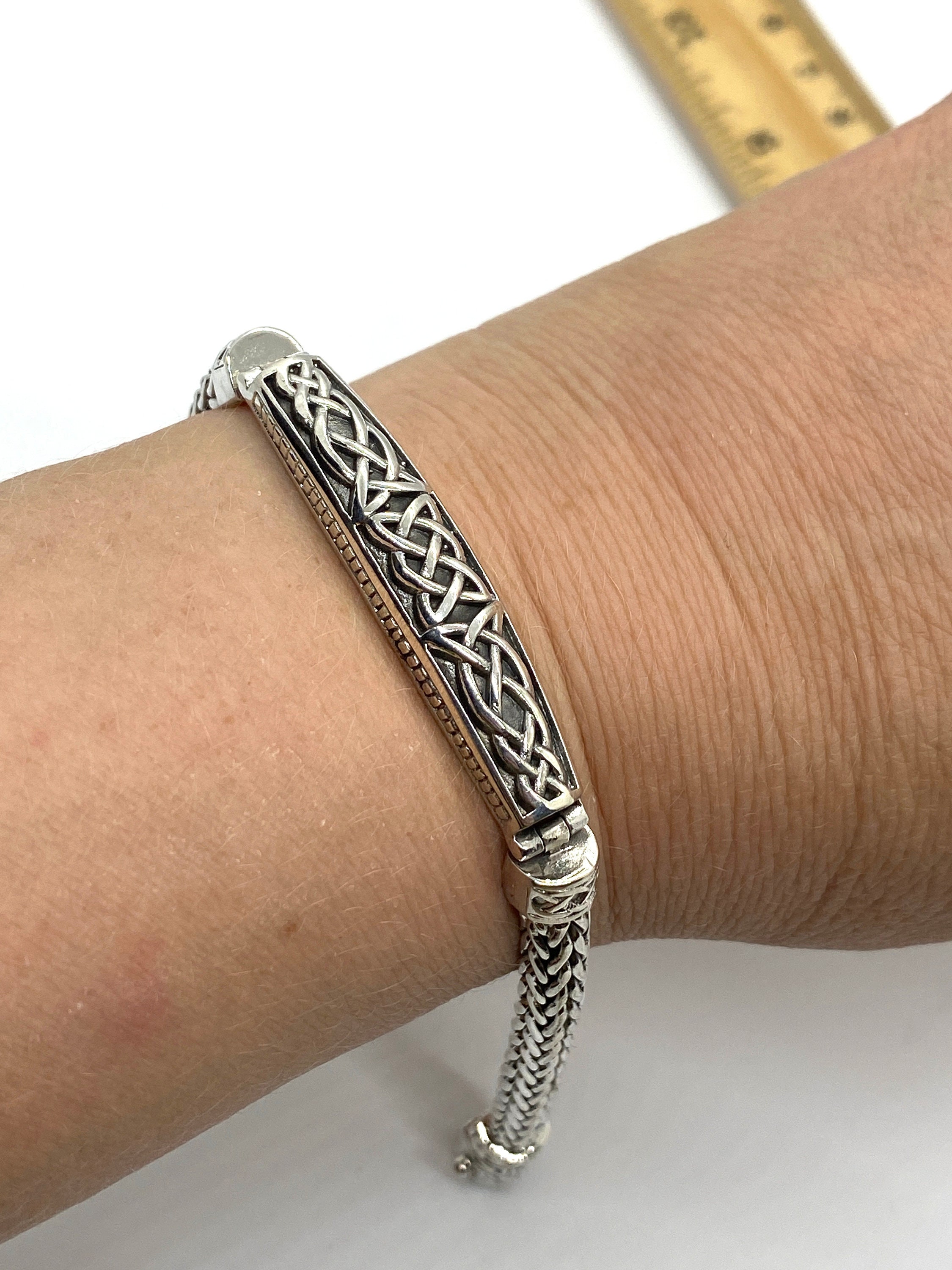 Heavy Link Bracelet Silver Bracelet Mens Bracelet Gift for Etsy Singapore