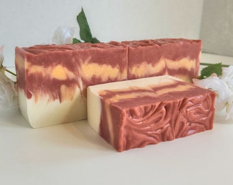 Tutti Frutti Body Soap. Bar Soap, Moisturizing Soap, Handmade Soap, Skin Softening, Natural Soap, Artisan Soap, Rustic Soap