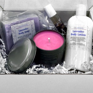 Soothing Lavender Spa Gift Box Set with Add-Ons - FREE SHIPPING