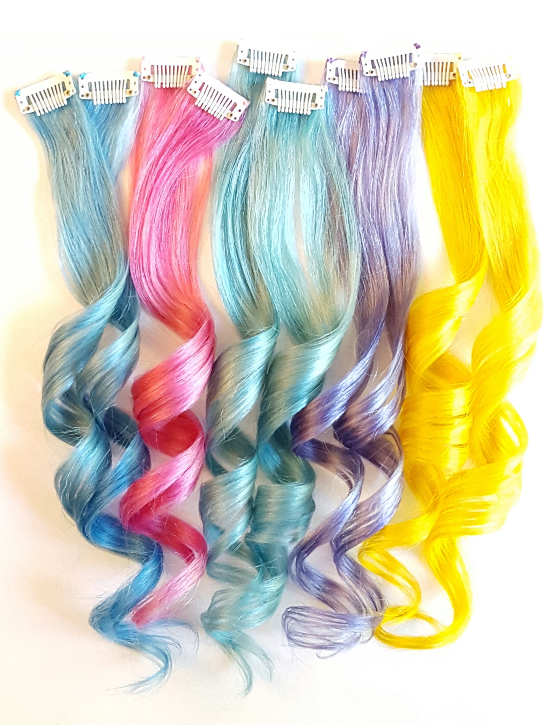 Hair top extensions unicorn
