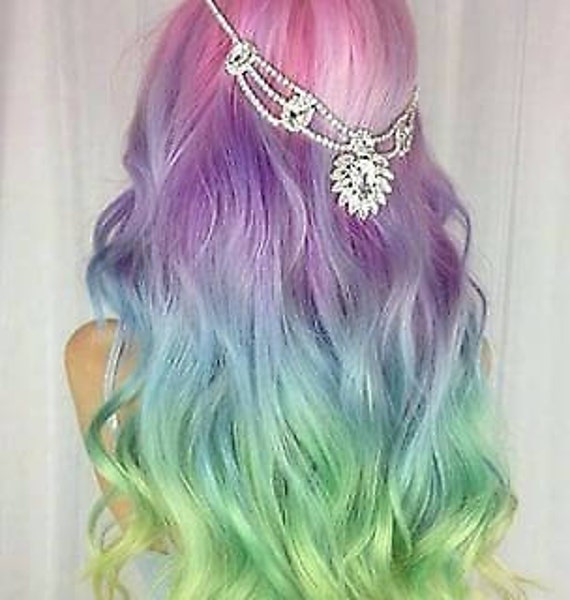 18 Unicorn Rainbow Pastel Pink Purple Blue Green Yellow Etsy