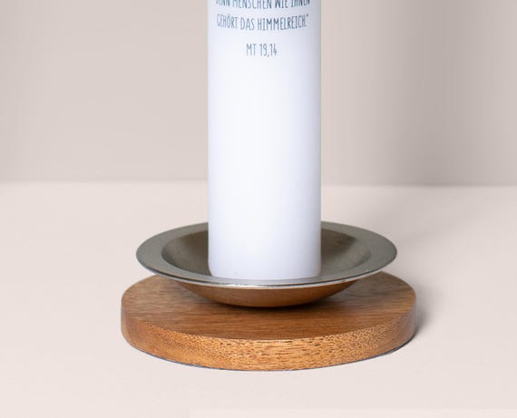Kerzenleuchter, Kerzenständer mit Dorn für Kommunionskerzen ø 4cm