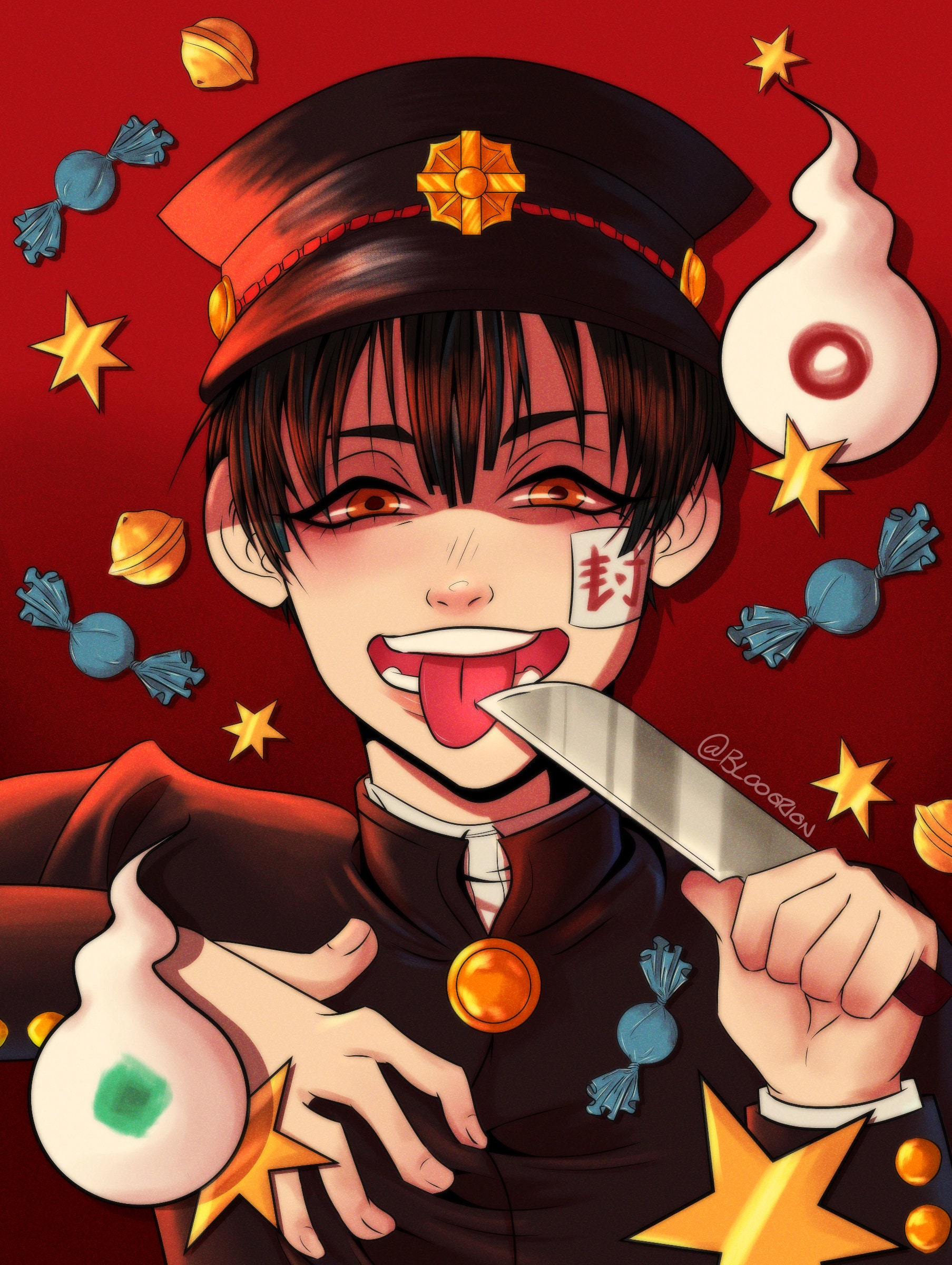 Jshk Toilet Bound Hanako Kun Characters 6x8 Prints Etsy