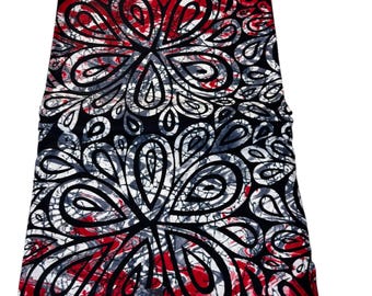 Multicoloured, Ankara, AfricanPrint Fabric by 6 Yard, Bold Splatter Print Fabric for Dresses, Headwraps, Sewing & Statement Fashion