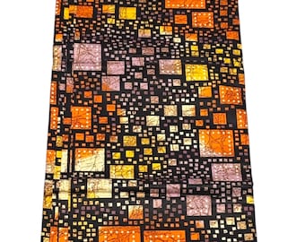 Premium 100% Cotton Ankara Fabric – 6 Yards African Wax Print Fabric