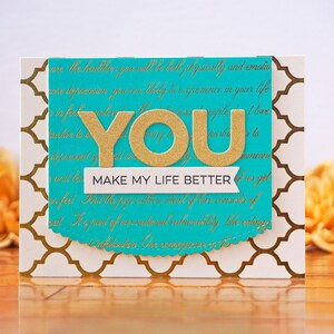 Carte de saint Saint-Valentin, Carte d'anniversaire, Carte pour conjoint, petite amie, petit ami, cadeau de la Saint-Valentin pour lui ou elle, glitter et feuille