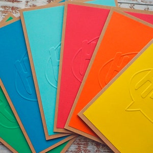 Tarjetas de saludo en relieve, paquetes de tarjetas de arcoíris, tarjetas en blanco a granel, pensando en ti, tarjetas de saludo en blanco, tarjetas de felicitación hechas a mano