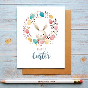 Jeu de cartes de Pâques pour enfants, lapin de Pâques, chasse aux œufs, cadeau de panier de Pâques, carte de Pâques pour fils, fille, petit-fils, petite-fille, joyeuses Pâques