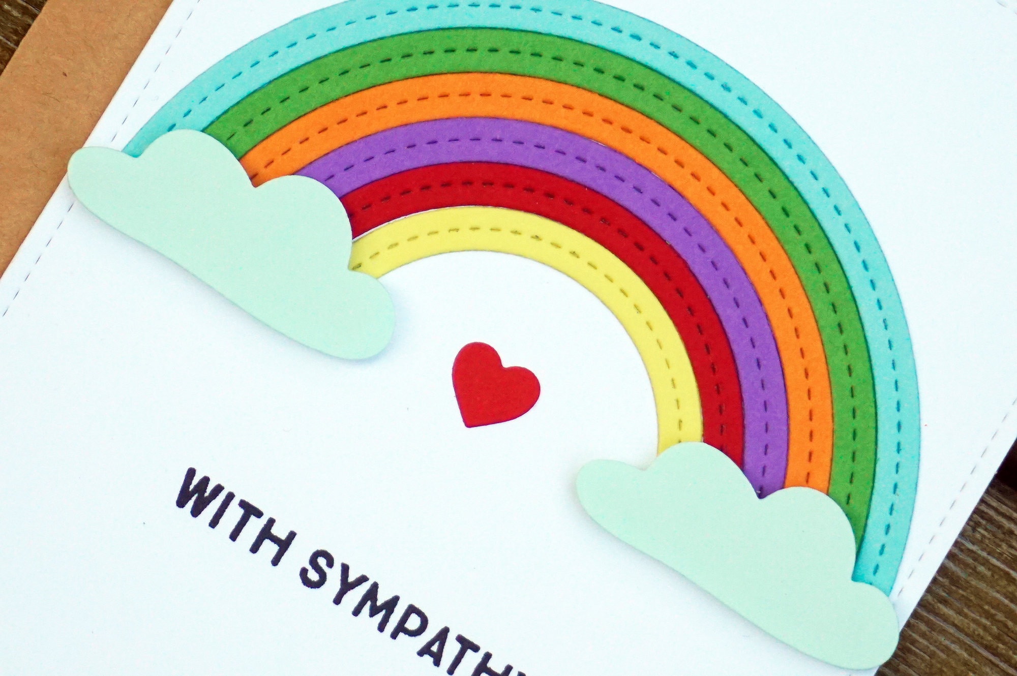 Rainbow Sympathy Card for Loss of Pregnancy Baby Fur Baby Etsy