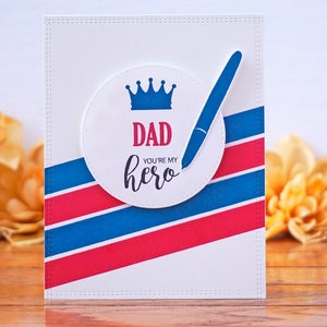 Papa Geburtstagskarte, Karte für Papa, Vatertagskarte, Sie sind meine Held Karte, Karte von Tochter, Karte von Sohn, Dankeschön-Karte für Papa
