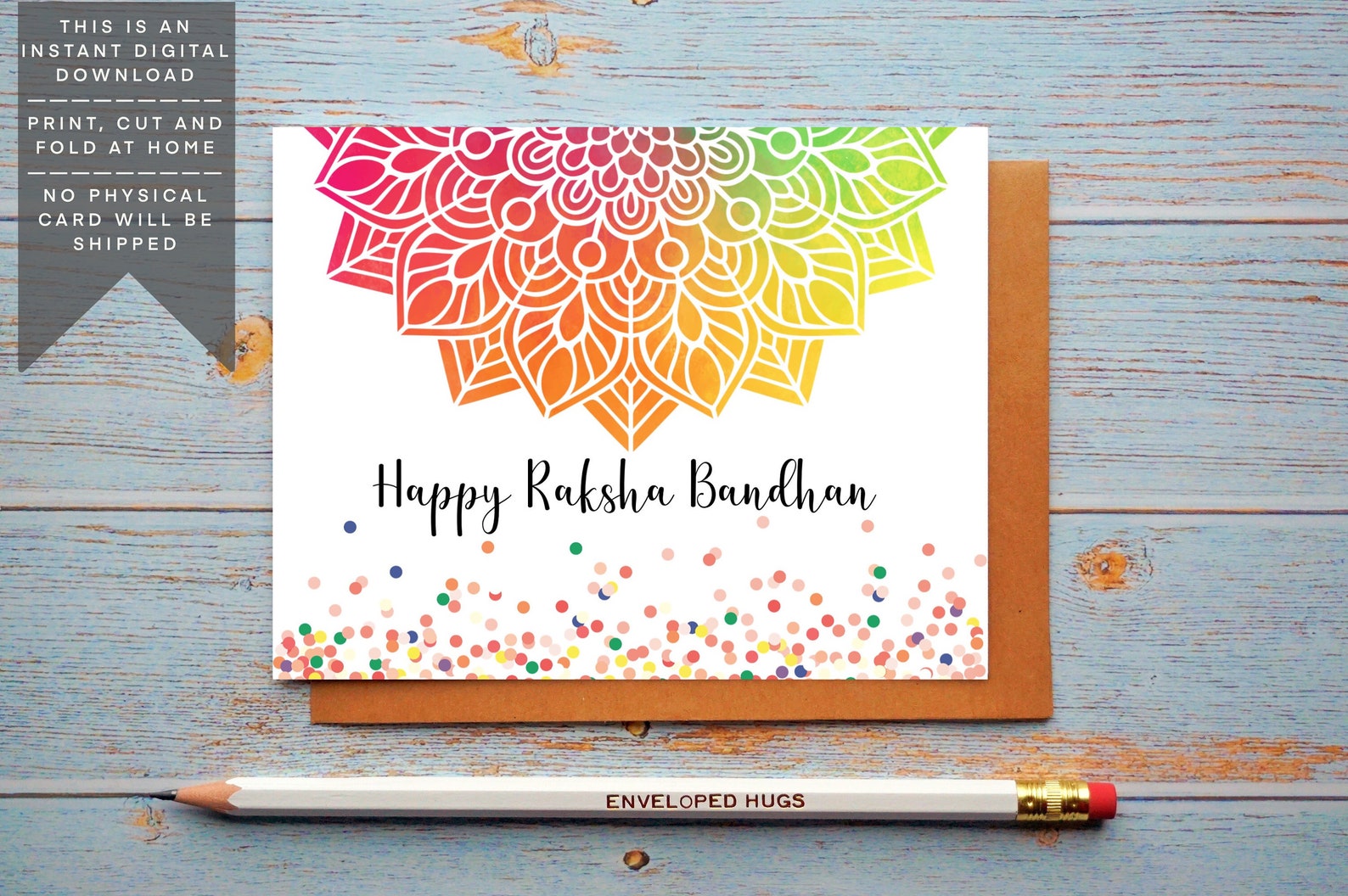 Raksha Bandhan Cards Printable Free Pdf