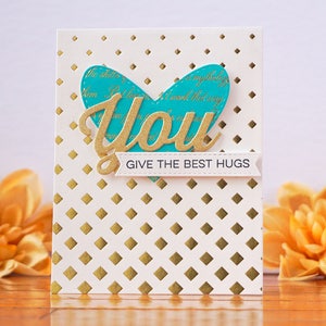 Carte de saint Saint-Valentin, Carte d'anniversaire, Carte pour conjoint, petite amie, petit ami, cadeau de la Saint-Valentin pour lui ou elle, glitter et feuille