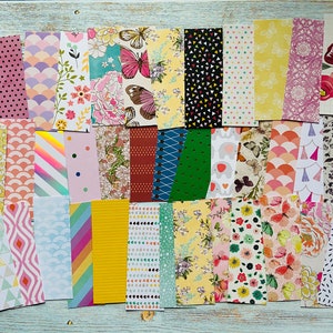 Scrapbook Papier Scraps, Junk Journal Kit, 50 Stück, 100 Stück, verschiedene Muster, Scrapbook Verzierungen, Papierhandwerk Grab Bag