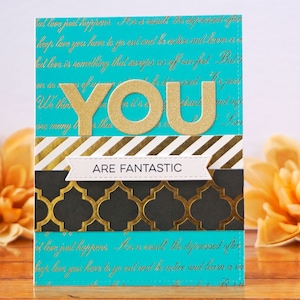 Carte de Saint-Valentin pour co-travailleur, amis, collègues, classe, glitter et or Cartes Feuille, Cartes Platoniques