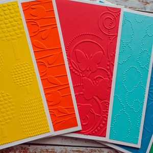 Lots de cartes vierges en relief, Cartes vierges assorties, Cartes vierges en vrac, Je pense à vous, Cartes de bonjour vierges, Cartes de sympathie en vrac, Cartes faites main