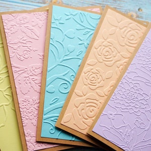 Paquetes de tarjetas en relieve, paquetes de tarjetas florales, tarjetas en blanco al por mayor, "Pensando en ti", tarjetas de saludo en blanco, tarjetas de condolencia al por mayor, juegos de tarjetas hechos a mano