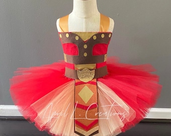 African Warrior Tutu / African Warrior Costume / African Warrior Halloween Costume