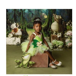 Frog Princess Inspired Birthday Outfit | Frog Princess Inspired Costume | Frog Princess Inspired Birthday Dress| Baby Princess Outfit