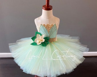 Frog Princess Inspired Birthday Outfit  /  Frog Princess Inspired Costume / Frog Princess Inspired Birthday Dress