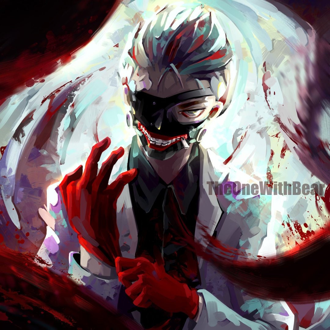 Kaneki White Suit 11 7x11 7 Signed Art Print Etsy Kaneki White Suit 11 7x11 7 Signed Art Print Etsy