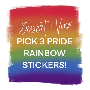 3 Pride Regenbogen Aufkleber | Schwuler Stolz, lgbtq+, lgbtqia, bisexuell, pansexuell, lesbisch, queer Liebe ist Liebe Sticker Pack