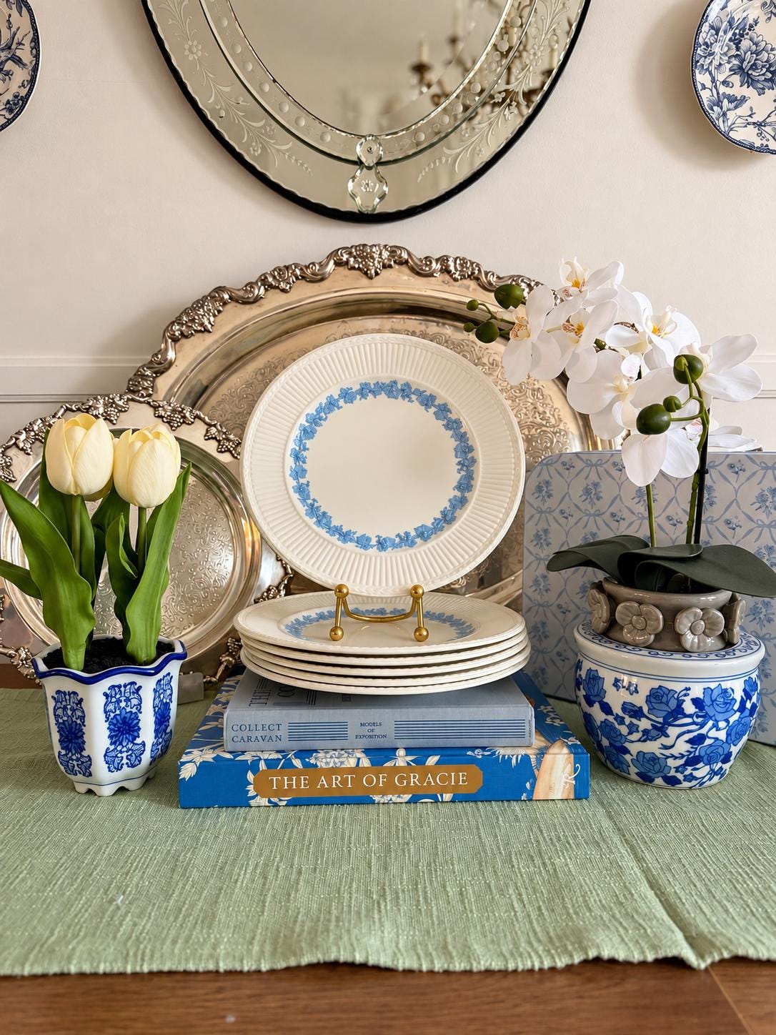 Edme Dinner Plates by Wedgewood - Etsy