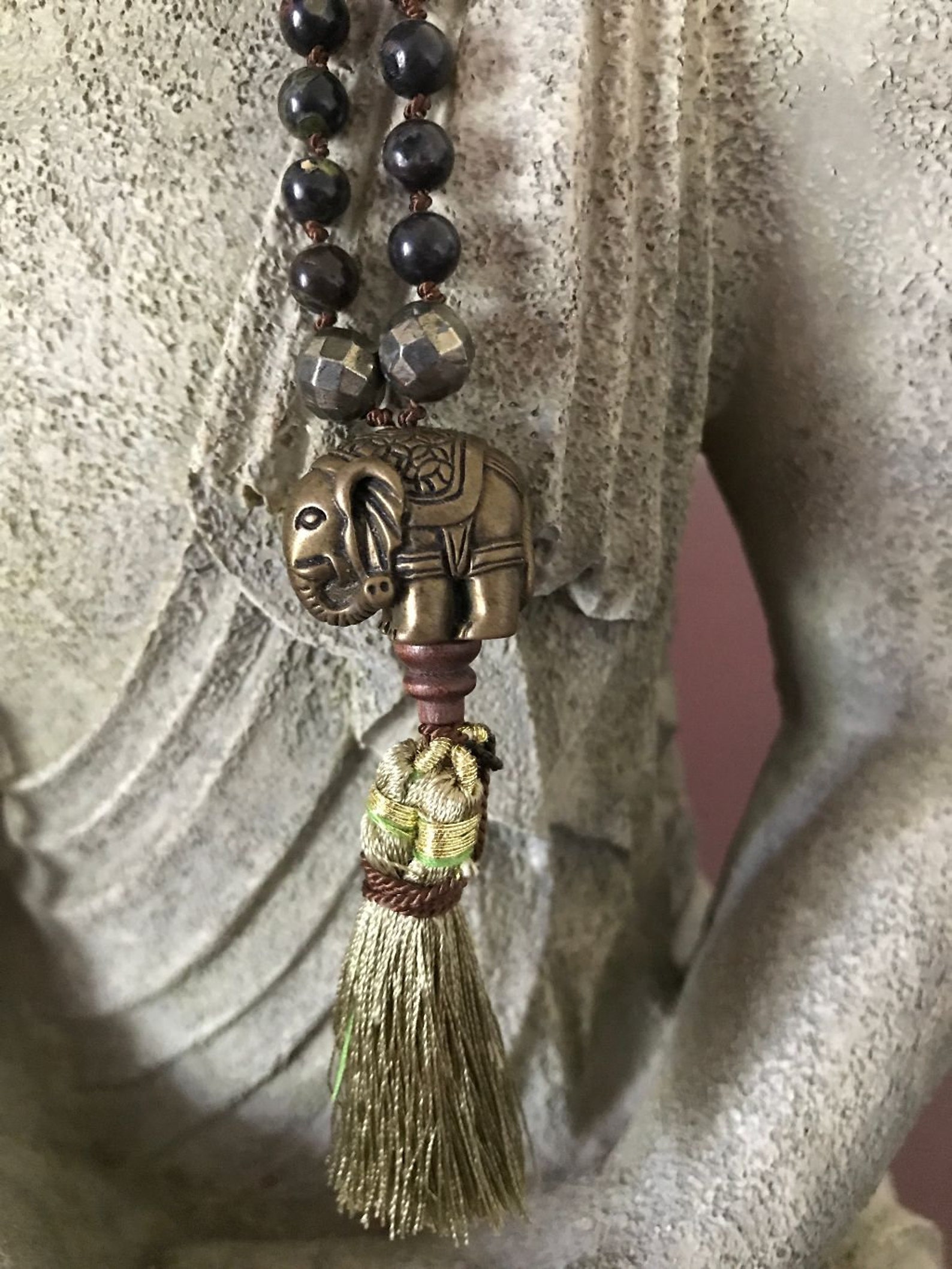 MALA Yoga Beads Meditation Beads Gemstone Jewelry BoHo Etsy