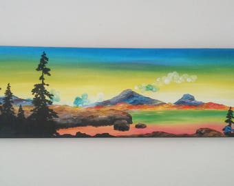 Panoramic Mountain Lake