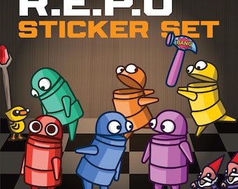 R.E.P.O Game Roboter Aufkleber / Illustrationen / Plus Ente Apex Predator / Gnom