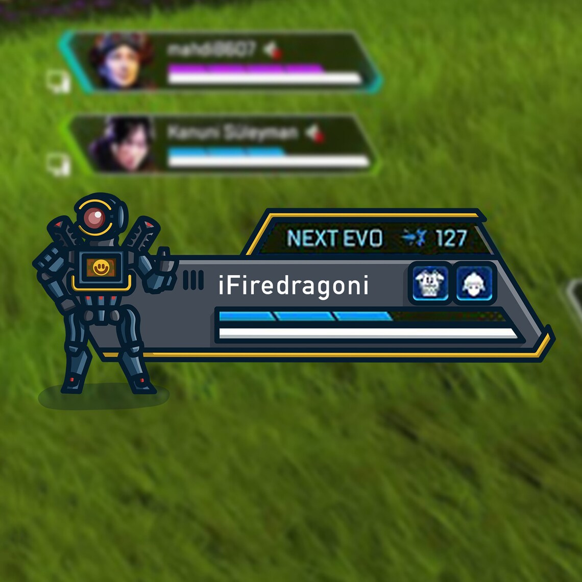 Apex Legends Health Bar Overlay Pathfinder / Emote for Twitch Etsy