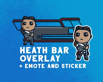 Apex Legends Gesundheitsleiste Overlay Loba / Emote für Twitch Tracking / Stream labs OBS / Inklusive Gesundheitsleiste und Emote Sticker.
