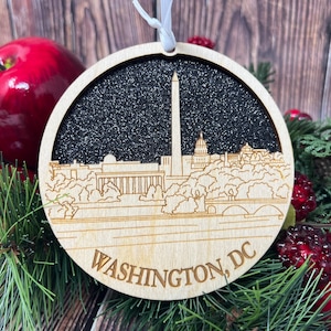 Washington DC Skyline Ornament **Washington DC Ornament **Washington Dc Skyline** Washington DC Décor** Washington dc Gift** Washington dc