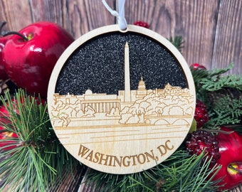 Washington DC Skyline Ornament **Washington DC Ornament **Washington Dc Skyline** Washington DC Décor** Washington dc Gift** Washington dc