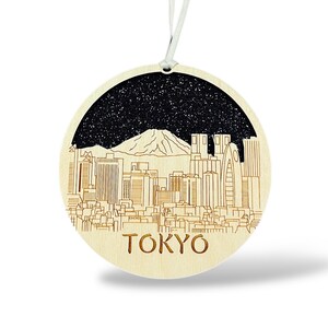 Tokio, Adorno de Tokio, Arte de Tokio, Regalo de Tokio, Adorno navideño de Tokio, Vacaciones en Tokio, Navidad en Tokio, Vacaciones familiares en Tokio, Regalos de Tokio imagen 4