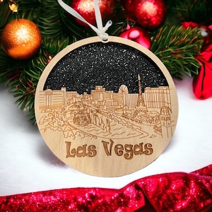 Bookmark - Las Vegas NV Skyline - Birch wood Bookmark - Las Vegas NV Skyline - Birch wood