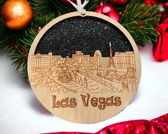 Las Vegas Skyline Ornament **Las Vegas Ornament **Las  Vegas Skyline** Las Vegas NV** Las Vegas Nevada** Nevada Ornament** Las Vegas Décor