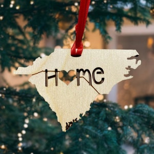 NC&SC are HOME**Carolinas Home Ornament ** Two State Ornament** Carolinas Ornament